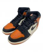 NIKEナイキ）の古着「AIR JORDAN1 Retro High OG Shattered Backboard」｜オレンジ×ブラック