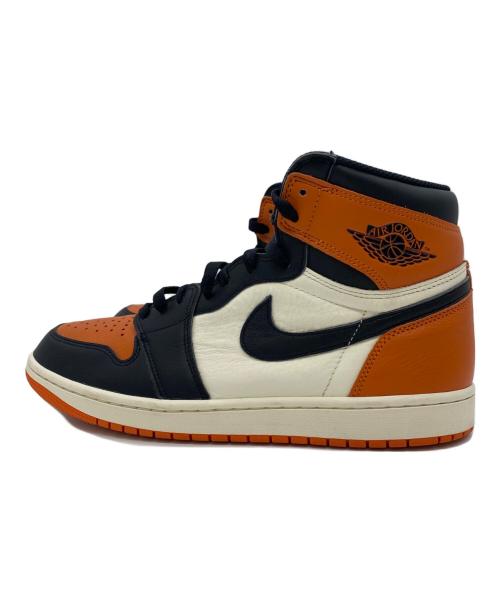 NIKE（ナイキ）NIKE (ナイキ) AIR JORDAN1 Retro High OG Shattered Backboard オレンジ×ブラック サイズ:28.5㎝の古着・服飾アイテム