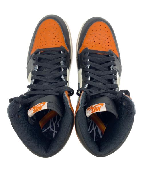 NIKE（ナイキ）NIKE (ナイキ) AIR JORDAN1 Retro High OG Shattered Backboard オレンジ×ブラック サイズ:28.5㎝の古着・服飾アイテム