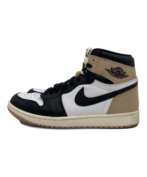 NIKE（ナイキ）NIKE (ナイキ) Air Jordan 1 Retro High OG(エアジョーダン1 レトロ ハイ ゴー） ホワイト×ベージュ サイズ:27.5の古着・服飾アイテム