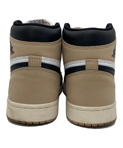 NIKE（ナイキ）NIKE (ナイキ) Air Jordan 1 Retro High OG(エアジョーダン1 レトロ ハイ ゴー） ホワイト×ベージュ サイズ:27.5の古着・服飾アイテム