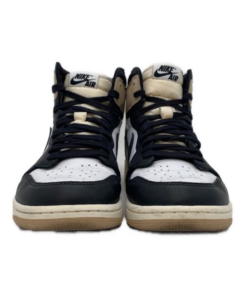 NIKE（ナイキ）NIKE (ナイキ) Air Jordan 1 Retro High OG(エアジョーダン1 レトロ ハイ ゴー） ホワイト×ベージュ サイズ:27.5の古着・服飾アイテム