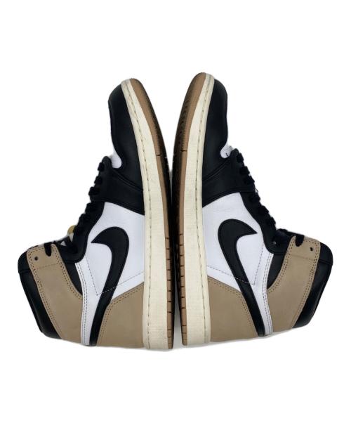 NIKE（ナイキ）NIKE (ナイキ) Air Jordan 1 Retro High OG(エアジョーダン1 レトロ ハイ ゴー） ホワイト×ベージュ サイズ:27.5の古着・服飾アイテム