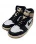 NIKE（ナイキ）の古着「Air Jordan 1 Retro High OG(エアジョーダン1 レトロ ハイ ゴー）」｜ホワイト×ベージュ