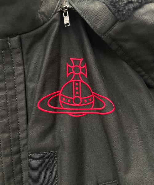Vivienne Westwood RED LABEL（ヴィヴィアンウエストウッドレッドレーベル）Vivienne Westwood RED LABEL (ヴィヴィアンウエストウッドレッドレーベル) ミリタリーモールスキンコート ブラックの古着・服飾アイテム
