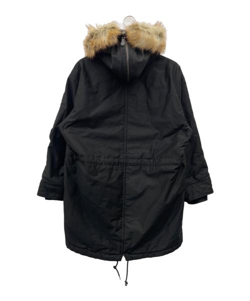Vivienne Westwood RED LABEL（ヴィヴィアンウエストウッドレッドレーベル）Vivienne Westwood RED LABEL (ヴィヴィアンウエストウッドレッドレーベル) ミリタリーモールスキンコート ブラックの古着・服飾アイテム