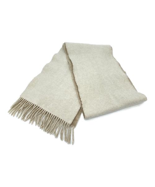 LOEWE（ロエベ）LOEWE (ロエベ) モヘヤウールマフラー ベージュの古着・服飾アイテム