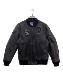 AVIREX（アヴィレックス）の古着「レザージャケット」｜ブラウン