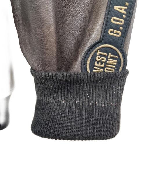 AVIREX（アヴィレックス）AVIREX (アヴィレックス) レザージャケット ブラウン サイズ:Mの古着・服飾アイテム