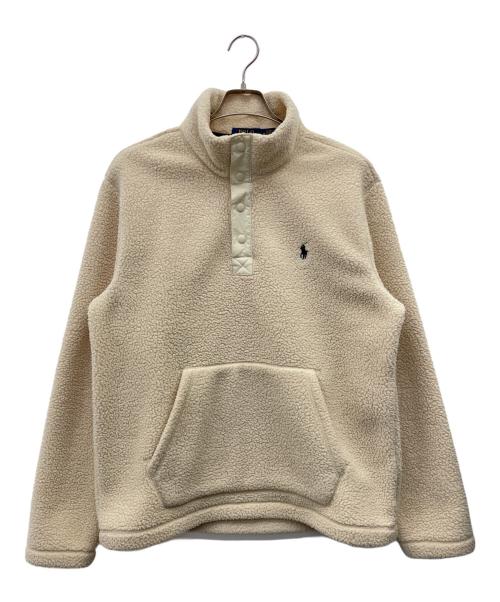 POLO RALPH LAUREN（ポロ・ラルフローレン）POLO RALPH LAUREN (ポロ・ラルフローレン) ボアジャケット ベージュ サイズ:Mの古着・服飾アイテム