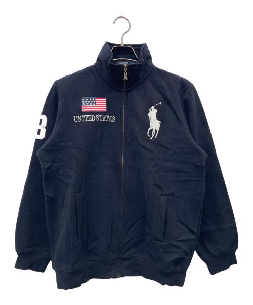 RALPH LAUREN（ラルフローレン）RALPH LAUREN (ラルフローレン) ジップジャケット ネイビー サイズ:Ｌの古着・服飾アイテム