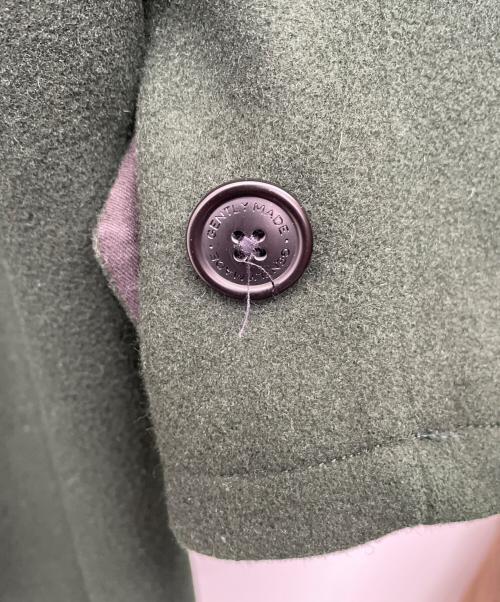 Mr.Gentleman（ミスタージェントルマン）Mr.Gentleman (ミスタージェントルマン) チェスターコート グリーン サイズ:Sの古着・服飾アイテム