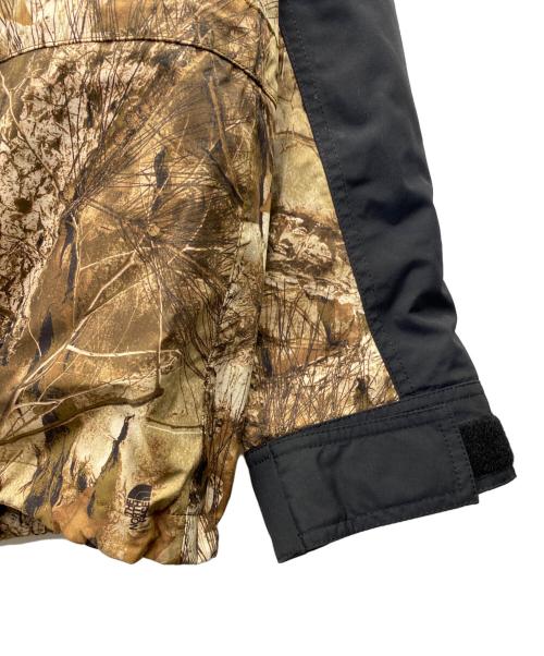 THE NORTH FACE（ザ ノース フェイス）THE NORTH FACE (ザ ノース フェイス) ノベルティマウンテンライトジャケット ブラウン×ブラック サイズ:Ｌの古着・服飾アイテム