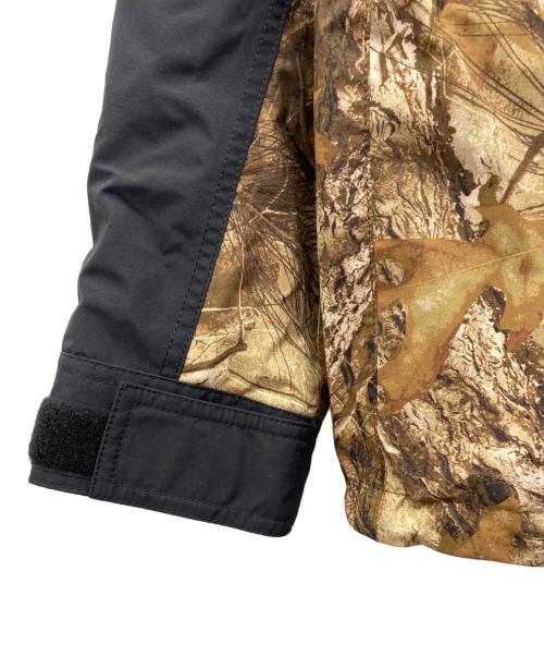 THE NORTH FACE（ザ ノース フェイス）THE NORTH FACE (ザ ノース フェイス) ノベルティマウンテンライトジャケット ブラウン×ブラック サイズ:Ｌの古着・服飾アイテム