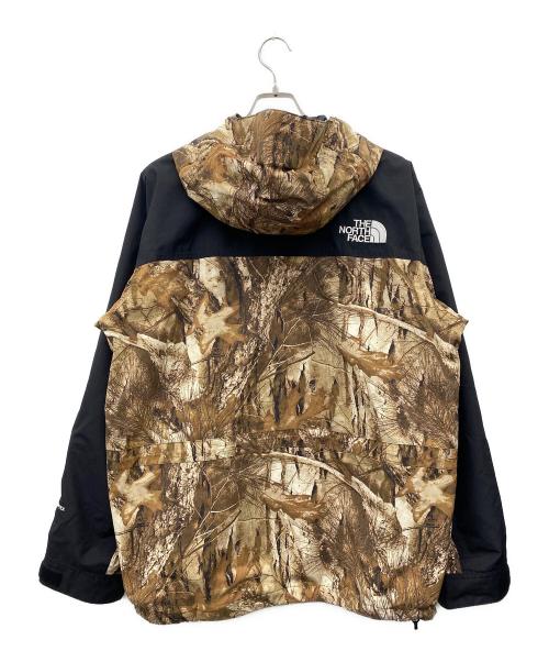 THE NORTH FACE（ザ ノース フェイス）THE NORTH FACE (ザ ノース フェイス) ノベルティマウンテンライトジャケット ブラウン×ブラック サイズ:Ｌの古着・服飾アイテム