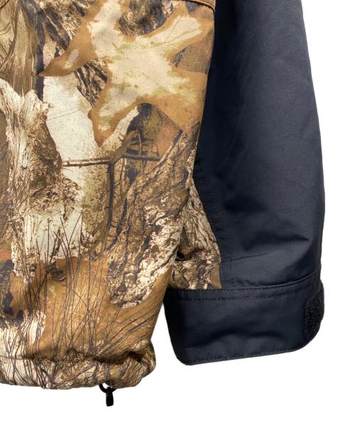 THE NORTH FACE（ザ ノース フェイス）THE NORTH FACE (ザ ノース フェイス) ノベルティマウンテンライトジャケット ブラウン×ブラック サイズ:Ｌの古着・服飾アイテム