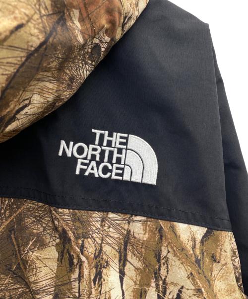 THE NORTH FACE（ザ ノース フェイス）THE NORTH FACE (ザ ノース フェイス) ノベルティマウンテンライトジャケット ブラウン×ブラック サイズ:Ｌの古着・服飾アイテム