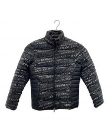 ARMANI EXCHANGE（アルマーニ エクスチェンジ）の古着「中綿ジャケット」｜ブラック