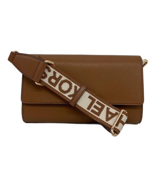 MICHAEL KORS（マイケルコース）MICHAEL KORS (マイケルコース) ショルダーウォレット ブラウンの古着・服飾アイテム