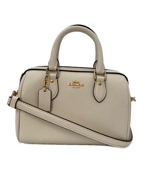 COACH（コーチ）COACH (コーチ) 2WAYバッグ アイボリーの古着・服飾アイテム
