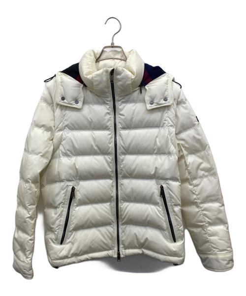 BLACK LABEL CRESTBRIDGE（ブラックレーベル クレストブリッジ）BLACK LABEL CRESTBRIDGE (ブラックレーベル クレストブリッジ) ダウンジャケット ホワイト サイズ:ＬＬの古着・服飾アイテム
