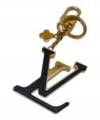 LOUIS VUITTONルイ ヴィトン）の古着「ポルトクレLVカプシーヌ」｜ブラック×ゴールド