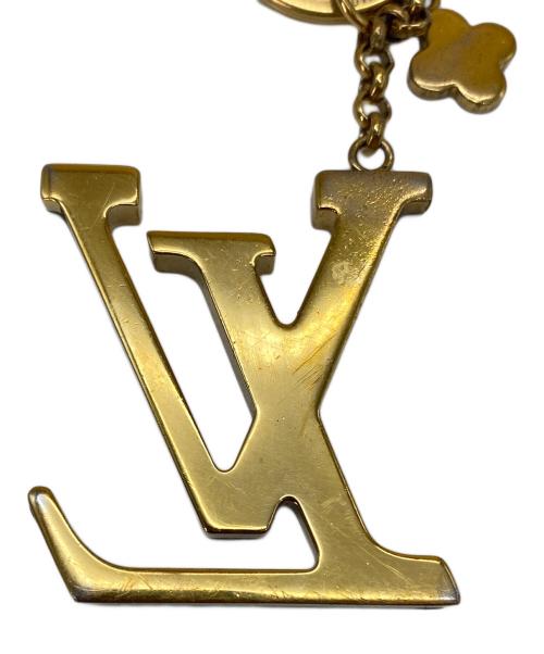 LOUIS VUITTON（ルイ ヴィトン）LOUIS VUITTON (ルイ ヴィトン) ポルトクレLVカプシーヌ ブラック×ゴールドの古着・服飾アイテム