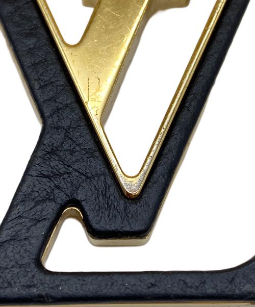 LOUIS VUITTON（ルイ ヴィトン）LOUIS VUITTON (ルイ ヴィトン) ポルトクレLVカプシーヌ ブラック×ゴールドの古着・服飾アイテム