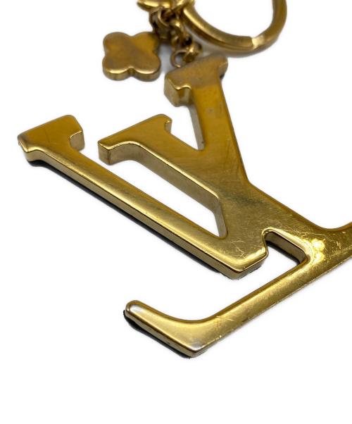 LOUIS VUITTON（ルイ ヴィトン）LOUIS VUITTON (ルイ ヴィトン) ポルトクレLVカプシーヌ ブラック×ゴールドの古着・服飾アイテム