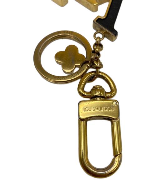 LOUIS VUITTON（ルイ ヴィトン）LOUIS VUITTON (ルイ ヴィトン) ポルトクレLVカプシーヌ ブラック×ゴールドの古着・服飾アイテム