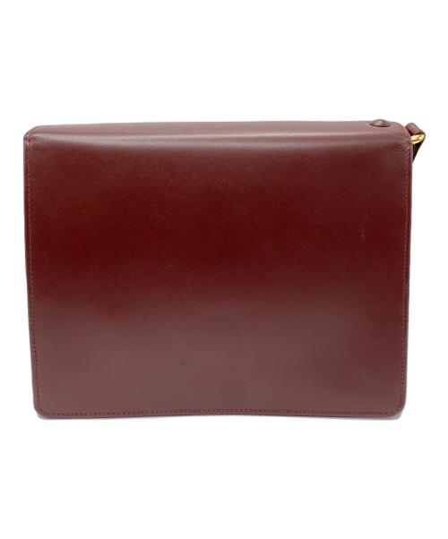 Cartier（カルティエ）Cartier (カルティエ) セカンドバッグ ボルドーの古着・服飾アイテム
