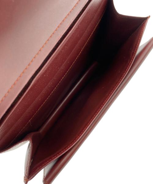 Cartier（カルティエ）Cartier (カルティエ) セカンドバッグ ボルドーの古着・服飾アイテム