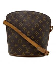 LOUIS VUITTON（ルイ ヴィトン）の古着「ショルダーポーチ　モノグラム　ドルーオ」｜ブラウン