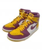 NIKEナイキ）の古着「Air Jordan 1 High OG(エアジョーダン1 ハイ OG)」｜パープル×イエロー