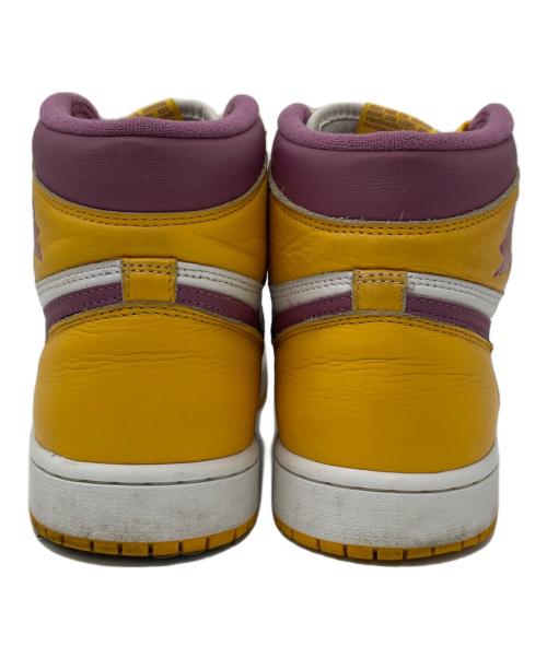 NIKE（ナイキ）NIKE (ナイキ) Air Jordan 1 High OG(エアジョーダン1 ハイ OG) パープル×イエロー サイズ:27.5cmの古着・服飾アイテム