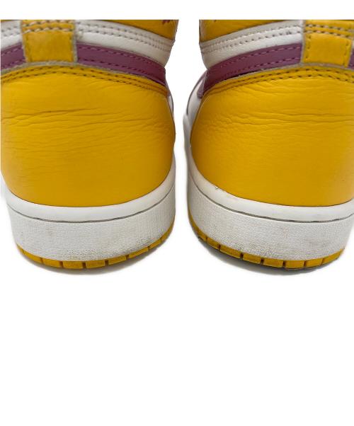 NIKE（ナイキ）NIKE (ナイキ) Air Jordan 1 High OG(エアジョーダン1 ハイ OG) パープル×イエロー サイズ:27.5cmの古着・服飾アイテム