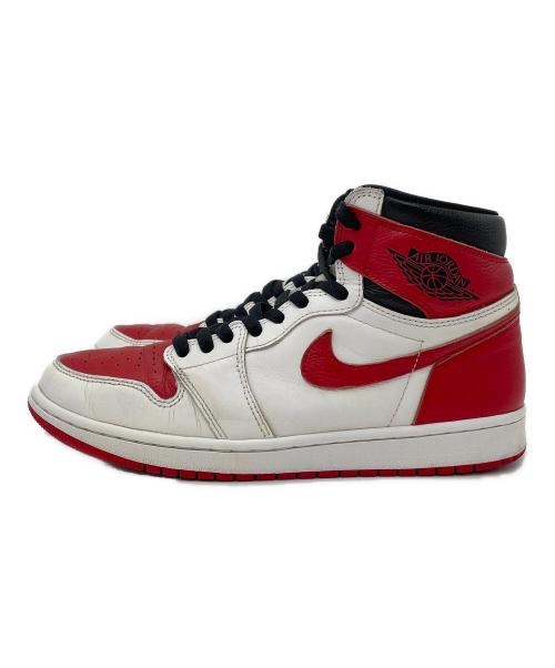 NIKE（ナイキ）NIKE (ナイキ) AIR JORDAN 1 RETRO HIGH OG（ エアジョーダン 1 レトロ ハイ OG） レッド サイズ:27cmの古着・服飾アイテム