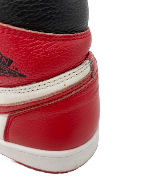 NIKE（ナイキ）NIKE (ナイキ) AIR JORDAN 1 RETRO HIGH OG（ エアジョーダン 1 レトロ ハイ OG） レッド サイズ:27cmの古着・服飾アイテム