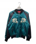 ）の古着「スカジャン」｜グリーン×ブラック