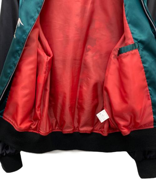 hoshihime（ホシヒメ）hoshihime (ホシヒメ) スカジャン グリーン×ブラック サイズ:フリーの古着・服飾アイテム