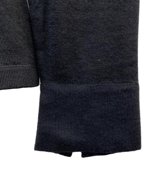 HERMES（エルメス）HERMES (エルメス) カシミヤ・シルク混薄手カーディガン ブラック サイズ:Sの古着・服飾アイテム