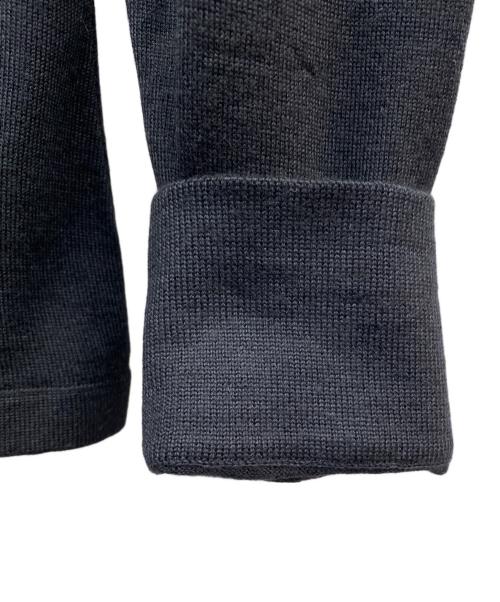 HERMES（エルメス）HERMES (エルメス) カシミヤ・シルク混薄手カーディガン ブラック サイズ:Sの古着・服飾アイテム