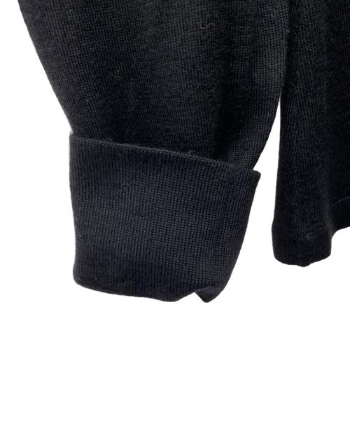 HERMES（エルメス）HERMES (エルメス) カシミヤ・シルク混薄手カーディガン ブラック サイズ:Sの古着・服飾アイテム