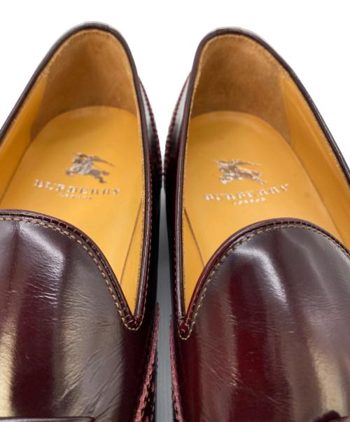 BURBERRY LONDON（バーバリーロンドン）BURBERRY LONDON (バーバリーロンドン) タッセルローファー ボルドー サイズ:25㎝ EEの古着・服飾アイテム