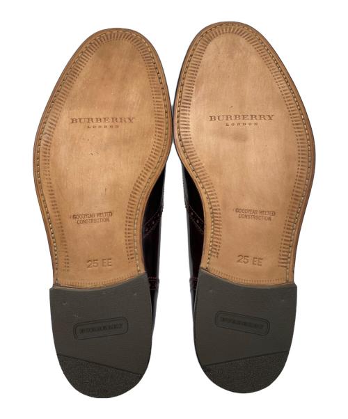 BURBERRY LONDON（バーバリーロンドン）BURBERRY LONDON (バーバリーロンドン) タッセルローファー ボルドー サイズ:25㎝ EEの古着・服飾アイテム