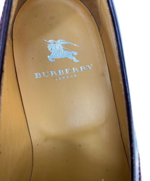 BURBERRY LONDON（バーバリーロンドン）BURBERRY LONDON (バーバリーロンドン) タッセルローファー ボルドー サイズ:25㎝ EEの古着・服飾アイテム