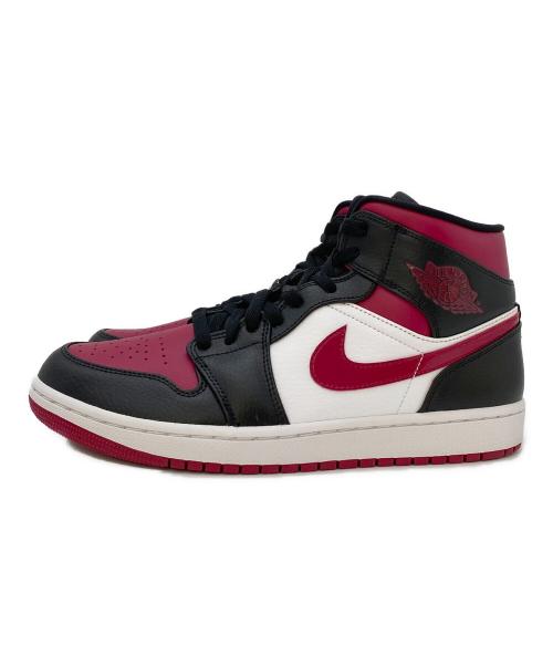 NIKE（ナイキ）NIKE (ナイキ) Air Jordan 1 Mid（エアジョーダン1 ミッド） レッド×ブラック サイズ:27.5の古着・服飾アイテム