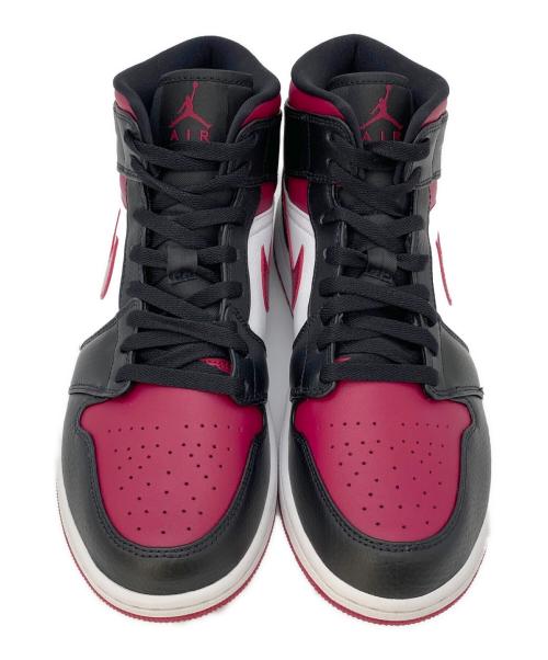 NIKE（ナイキ）NIKE (ナイキ) Air Jordan 1 Mid（エアジョーダン1 ミッド） レッド×ブラック サイズ:27.5の古着・服飾アイテム