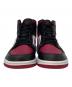 中古・古着 NIKE (ナイキ) Air Jordan 1 Mid（エアジョーダン1 ミッド） レッド×ブラック サイズ:27.5：12000円