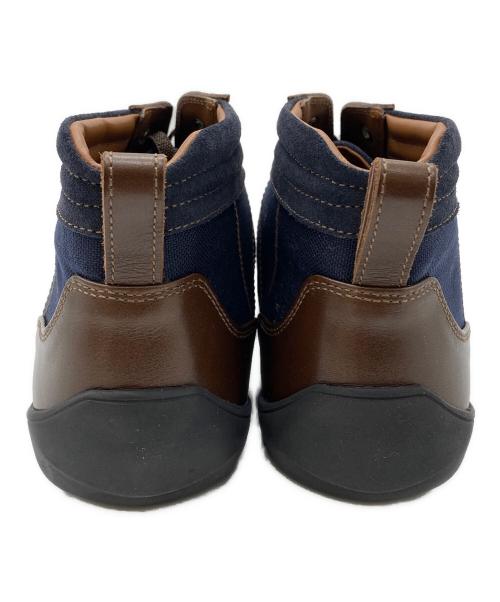 negroni（ネグローニ）negroni (ネグローニ) ドライビングシューズ ネイビー×ブラウン サイズ:27㎝の古着・服飾アイテム